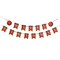 Basketball “Happy Birthday” Banner Double Banner – 2 Banners/Pack